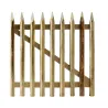 Portillon ganivelle châtaignier 1x1m - Rustique et durable