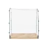 Carré potager tomates en sapin avec housse PVC 115x30x120cm