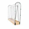 Carré potager tomates en sapin avec housse PVC 115x30x120cm
