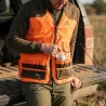 Gilet haute visibilité Savane avec carnier pour chasse