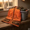 Gilet haute visibilité Savane avec carnier pour chasse