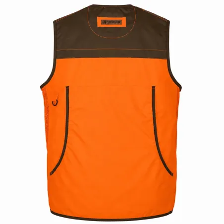 Gilet haute visibilité Savane avec carnier pour chasse
