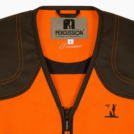 Gilet haute visibilité Savane avec carnier pour chasse