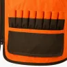 Gilet haute visibilité Savane avec carnier pour chasse