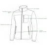 Blouson polaire Percussion kaki/marron M à 4XL