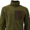 Blouson polaire Percussion kaki/marron M à 4XL