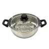 Friteuse inox 3L - Cuisson parfaite pour tous feux