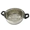 Friteuse inox 3L - Cuisson parfaite pour tous feux