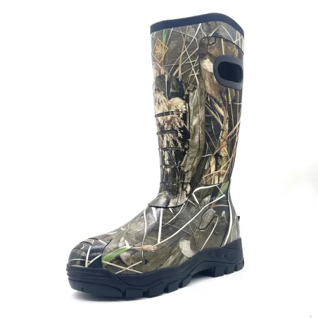 Bottes camo roseaux étanches Thinsulate avec poignées
