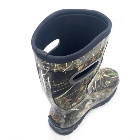 Bottes camo roseaux étanches Thinsulate avec poignées