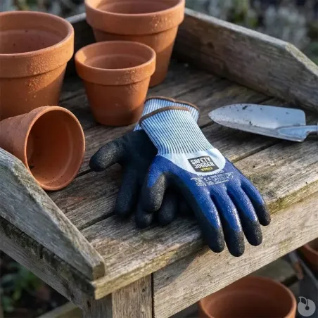 Gants Eco Protect sans latex - Norme II pour élevage et jardin