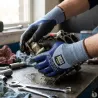 Gants Eco Protect sans latex - Norme II pour élevage et jardin