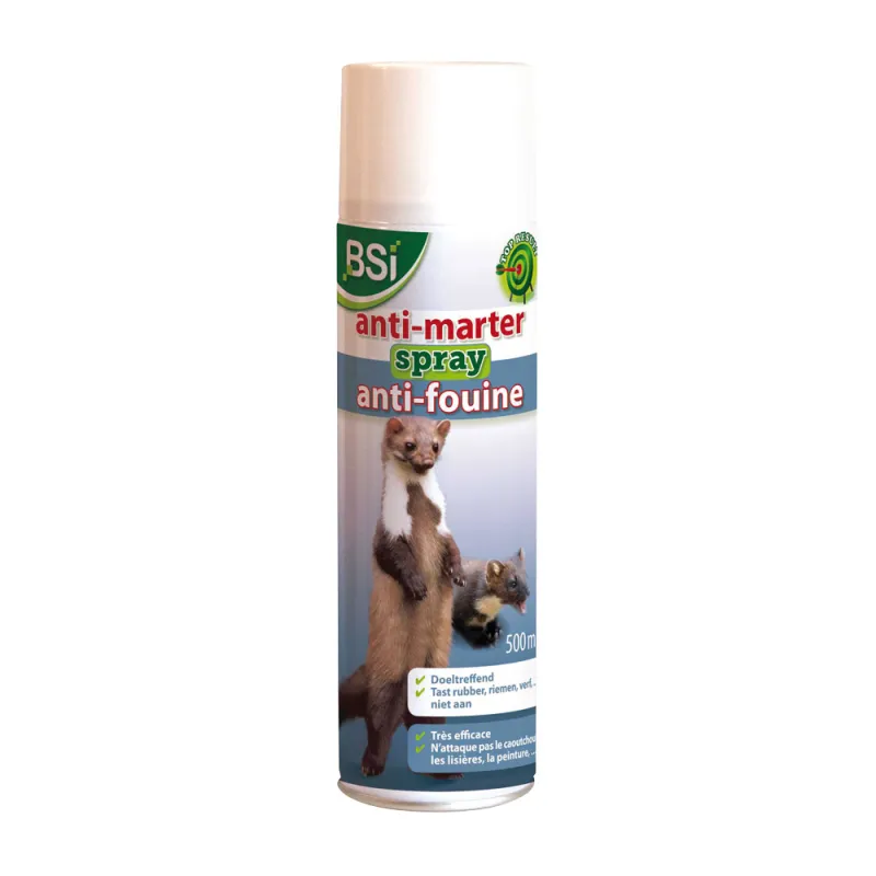Spray répulsif fouine BSI 500 ml - Action rapide