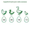 Couveuse SP Couvitech® 36 œufs automatique pour élevage