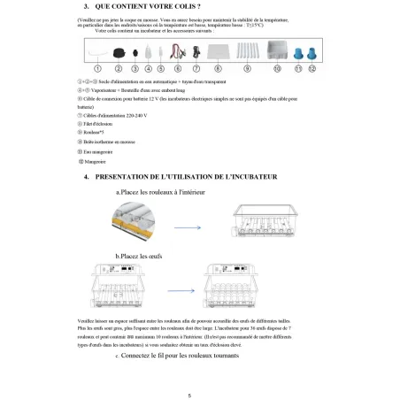 Couveuse SP Couvitech® 36 œufs automatique pour élevage