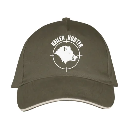 Casquette Keiler Hunter Coton Army/Beige Réglable