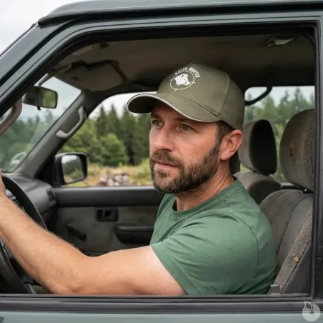 Casquette Keiler Hunter Coton Army/Beige Réglable