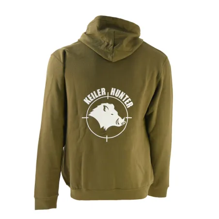 Sweat Keiler Hunter kaki - Confort et résistance outdoor