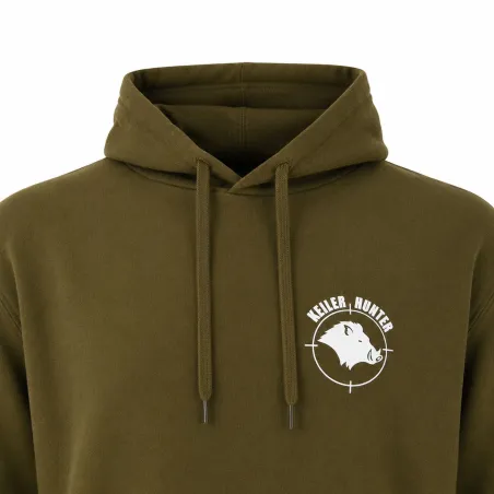 Sweat Keiler Hunter kaki - Confort et résistance outdoor