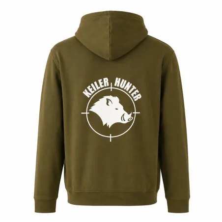 Sweat Keiler Hunter kaki - Confort et résistance outdoor