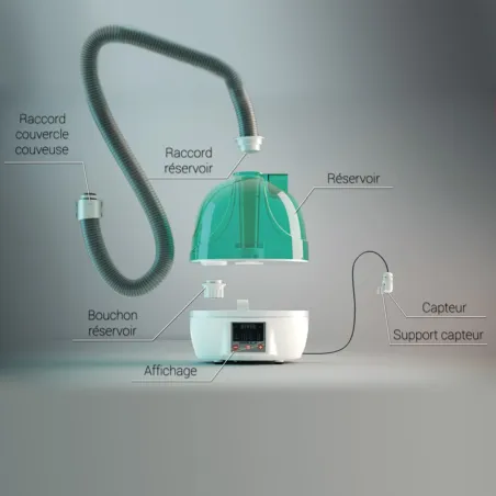 Couveuse Egg Tech 49 Biomaster + Nebula pour élevage intensif