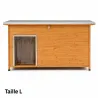 Niche en bois isolante Taille L - Épicéa 3 couches 120x75x75 cm