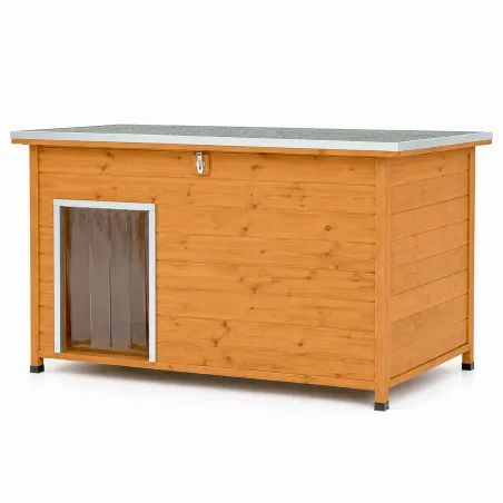 Niche en bois isolante Taille L - Épicéa 3 couches 120x75x75 cm