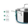 Faitout Trichef Lacor Ø20cm - Acier inox durable et polyvalent
