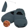 Chaussons chauffants femme gris - Confort textile doux