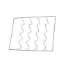 Grille inox 4 poissons pour fumoir 34x25 cm