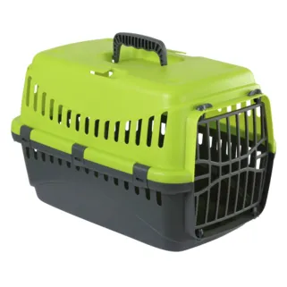 Caisse transport chat Expedion - Vert PVC 45x30x30 cm