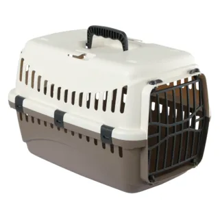 Caisse transport chat Expedion - Gris PVC 45x30x30 cm