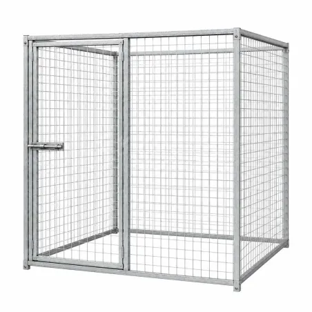 Chenil modulaire 2m avec porte - Kit complet acier