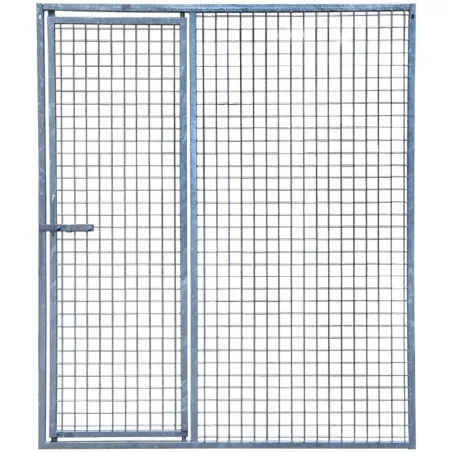 Chenil modulaire 2m avec porte - Kit complet acier