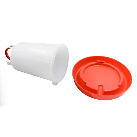 Abreuvoir poule 1,5L - Robuste avec poignée et pieds