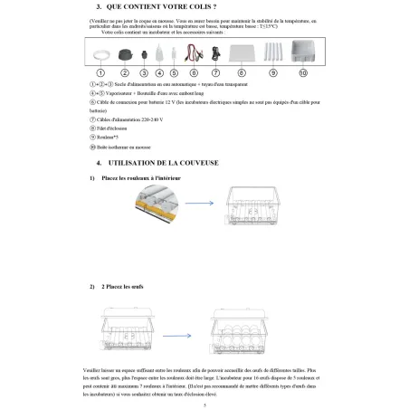 Couveuse Couvitech SP-16 pour 16 œufs automatiques