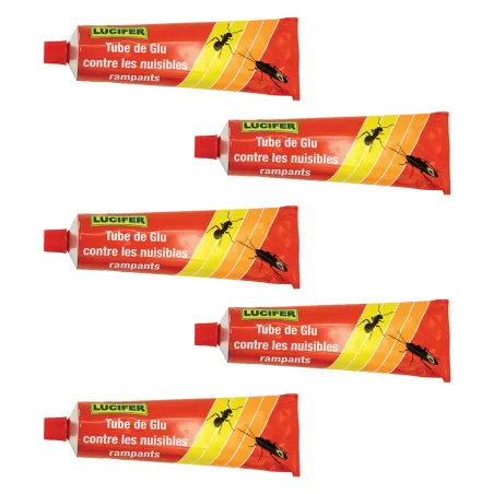 Lot de 5 plaques glue ALL-TRAP anti-rongeurs et insectes