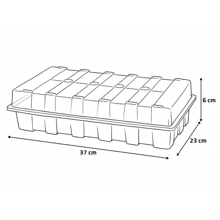 Kit semis 67 pièces - Pots, plateaux et étiquettes bio