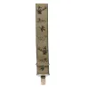 Bretelles pinces larges motif chasse marron 110x3,5 cm