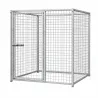 Chenil acier 1,5x1,5 m avec porte - Kit complet sécurisé