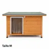 Niche en bois isolante Taille M - Épicéa 3 couches 92x68x60 cm