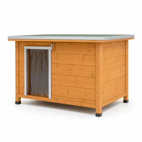 Niche en bois isolante Taille M - Épicéa 3 couches 92x68x60 cm