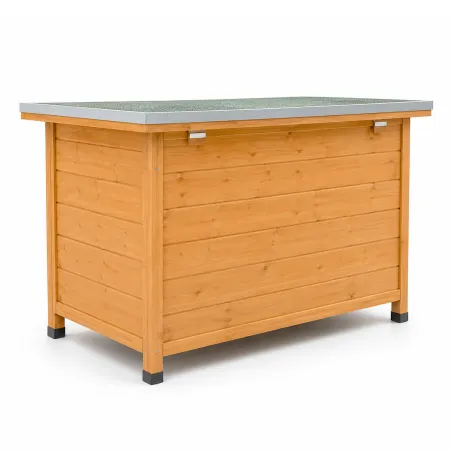 Niche en bois isolante Taille M - Épicéa 3 couches 92x68x60 cm