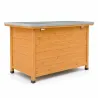Niche en bois isolante Taille M - Épicéa 3 couches 92x68x60 cm