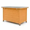 Niche en bois isolante Taille M - Épicéa 3 couches 92x68x60 cm