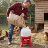 Mangeoire Gaun 23 kg anti-gaspi sur pieds - Élevage