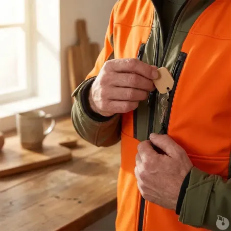 Veste Softshell Chambaran Orange - Manches amovibles NF S 74-567