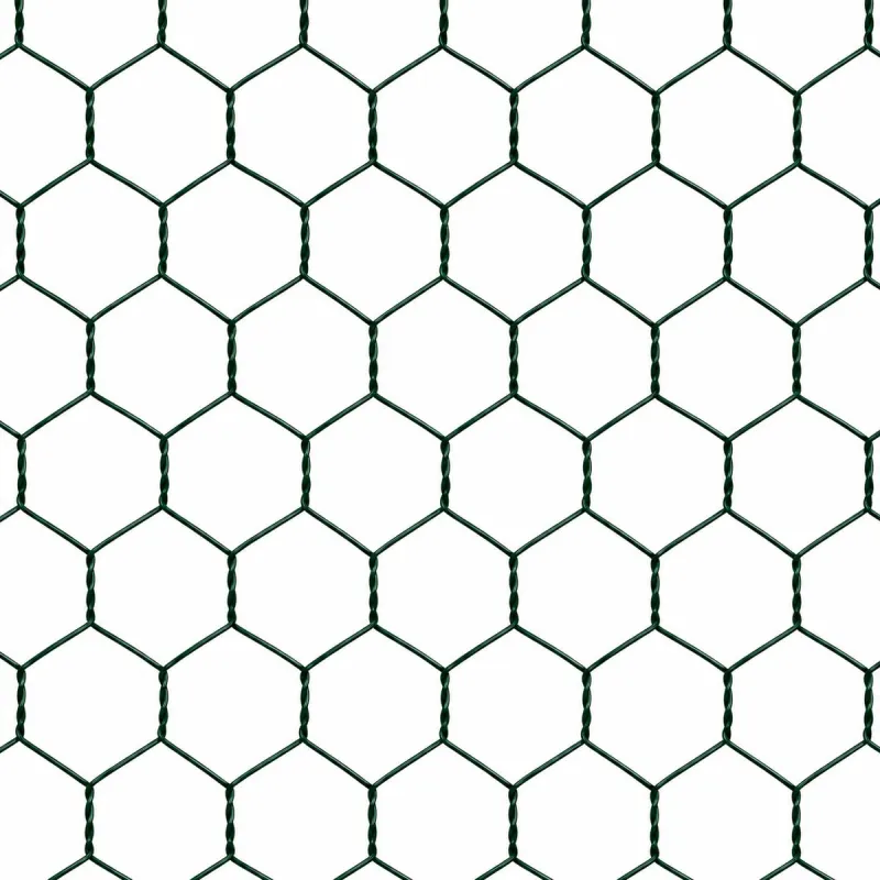 Grillage hexa 25mm vert 1.5m - résistant et esthétique