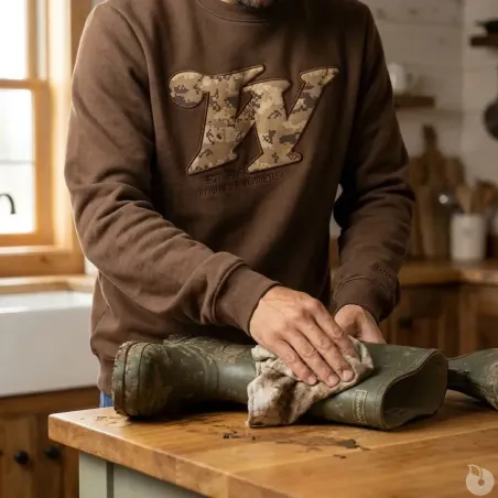 Sweat Homme Redstone Crew Neck Marron - Winchester®