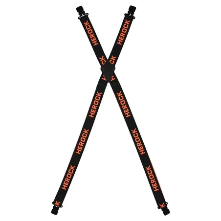 Bretelles Herock® Noir/Orange - Confort et style homme
